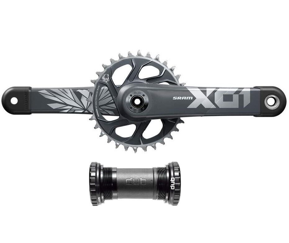 SRAM X01 Cranks BSA Bottom Bracket 170mm 30t Eagle Boost DUB Mountain Bike XO1