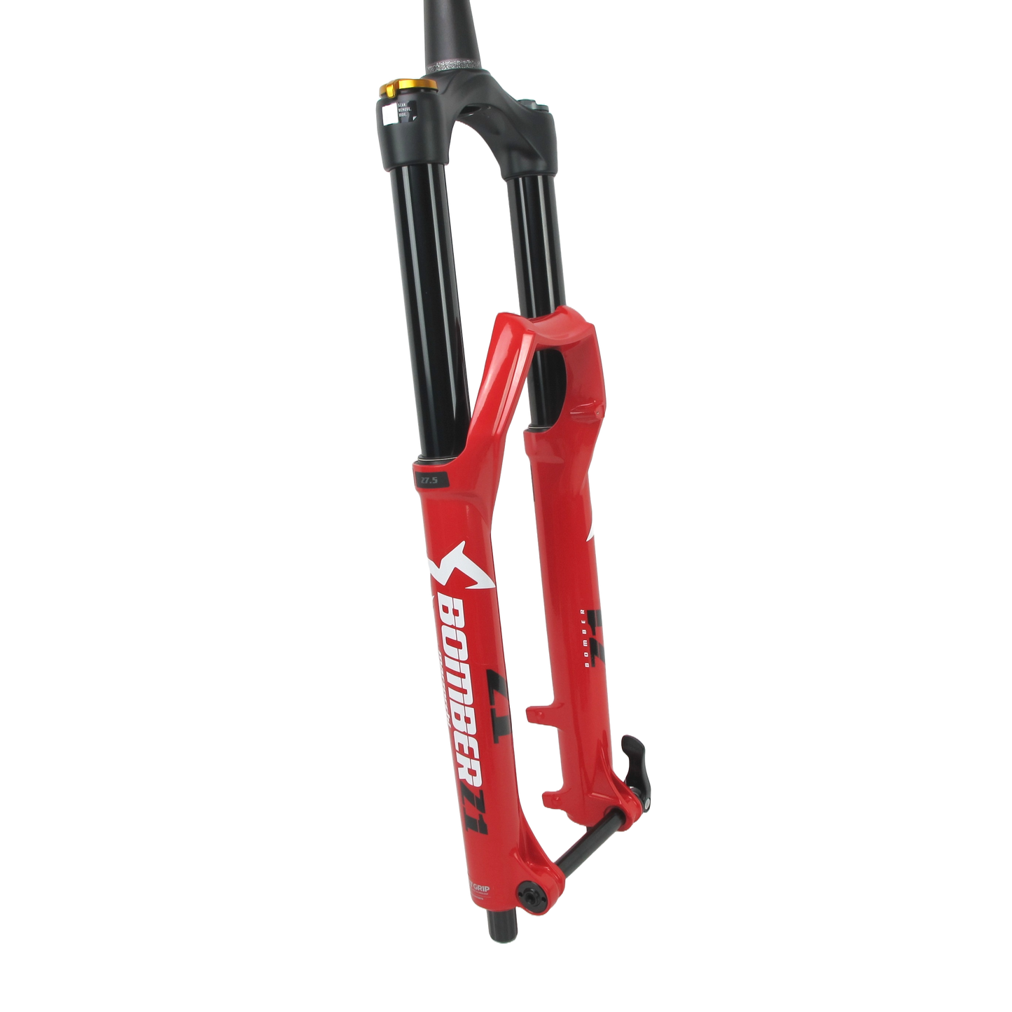 Marzocchi Bomber Z1 Suspension Fork 27.5" 180mm 15x110mm 44mm GRIP Red