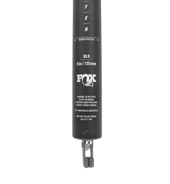 FOX Transfer 125 travel 5/30.9 黒 FOX Transfer 30.9 125mm Performance Elite Dropper Seatpost