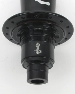 Close-up of Industry Nine Torch Hub with SRAM XD Driver Black