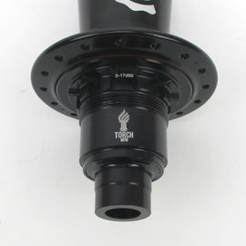 Close-up of Industry Nine Torch Hub with SRAM XD Driver Black