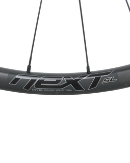 Side view of Race Face Next SL 26 29" Mountain Bike Wheel Logo