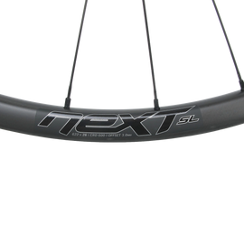 Side view of Race Face Next SL 26 29" Mountain Bike Wheel Logo