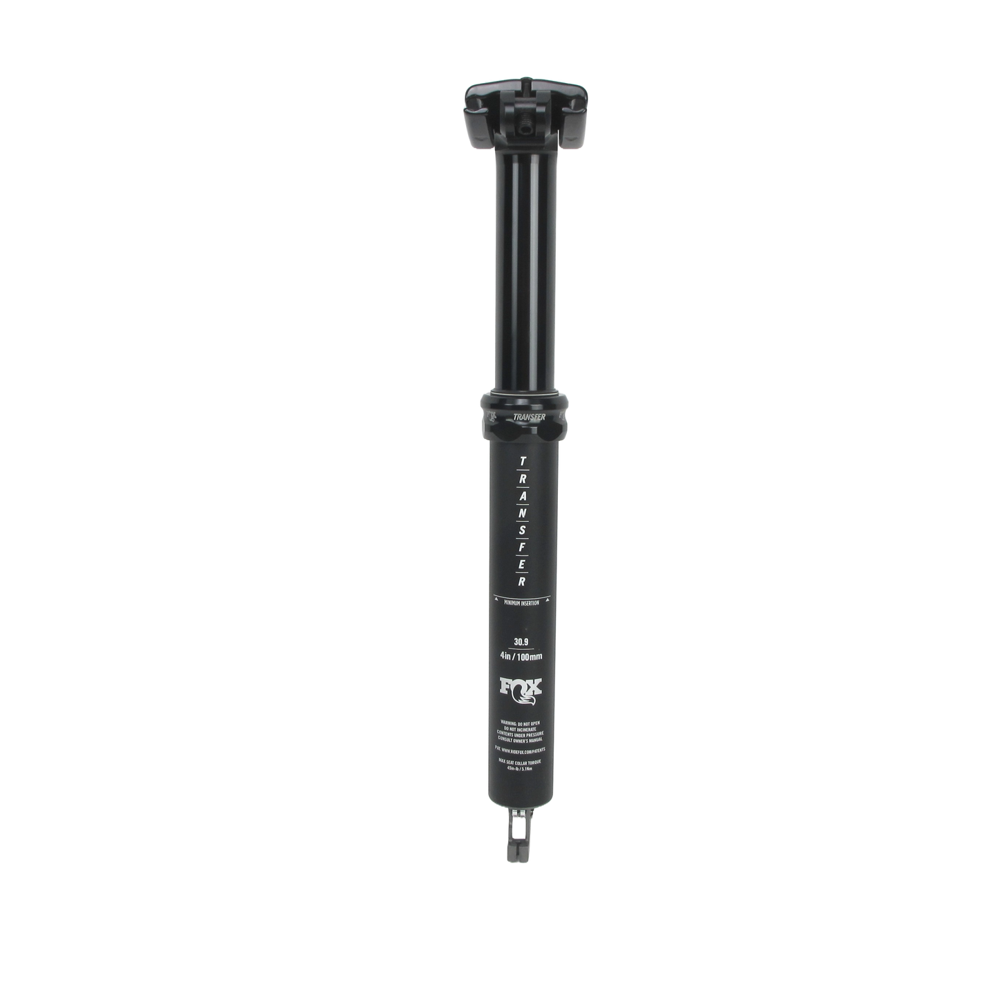 FOX Transfer 30.9 100mm Performance Elite Dropper Seatpost 0 offset