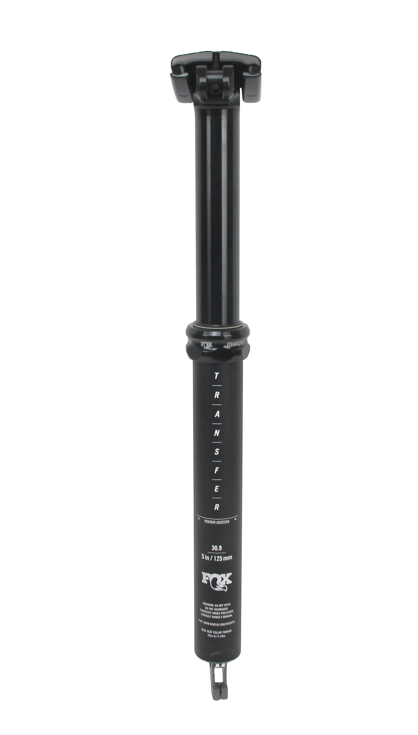 FOX Transfer 30.9 125mm Performance Elite Dropper Seatpost 0 offset