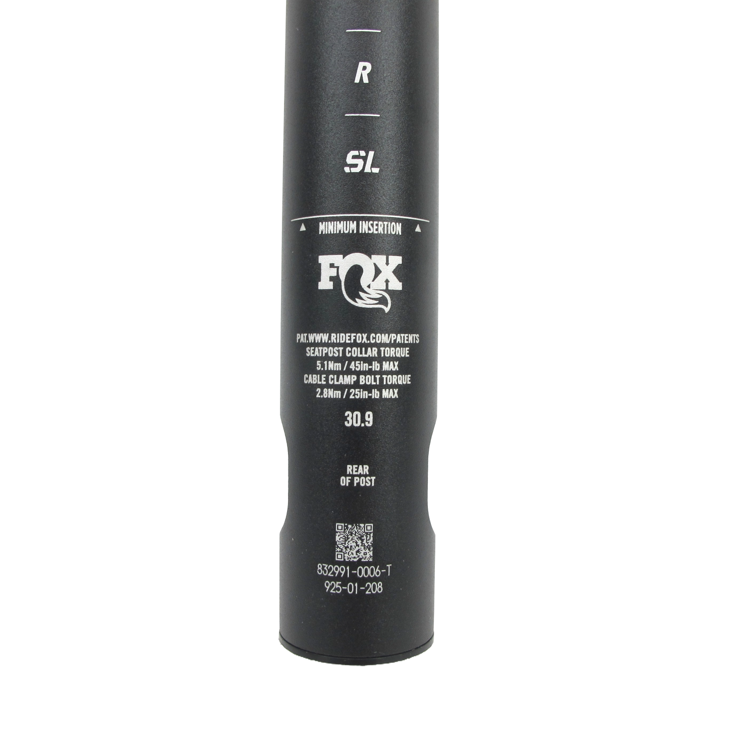 FOX Transfer SL 30.9 100mm Performance Elite Dropper Seatpost 0 offset