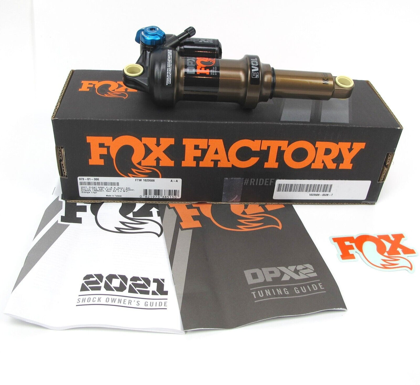 FOX Factory FLOAT DPX2 7.875" X 2.25" EVOL LV 3-Position Lever Rear Shock