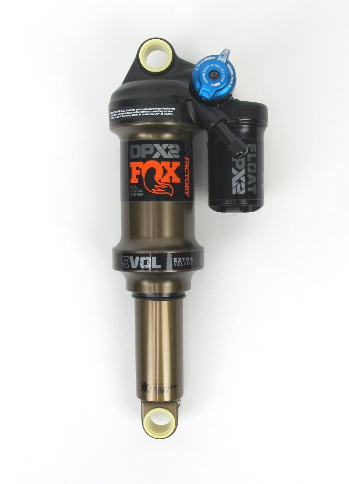 FOX Factory FLOAT DPX2 7.875" X 2.25" EVOL LV 3-Position Lever Rear Shock