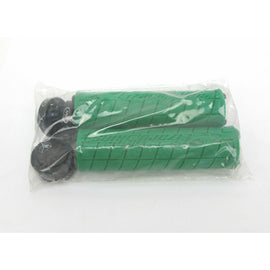 Lizard Skins Logo Mountain Bike Grips Lock-On Dark Green - Ibis Logo