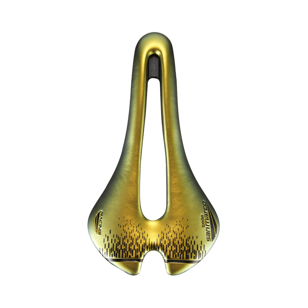 Selle San Marco Aspide Short Open-Fit Racing Narrow - Iridescent Gold