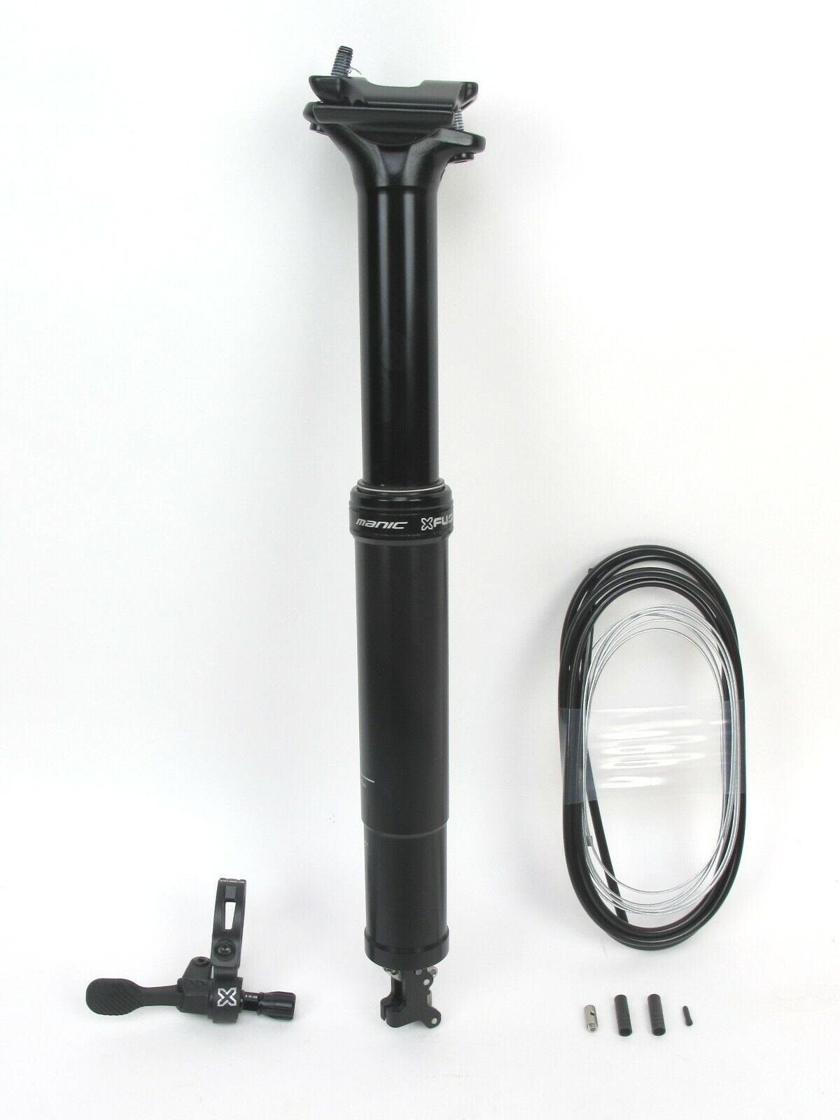 X-Fusion Manic Dropper Post Seatpost 34.9 100mm & Remote Internal Mountain Bike